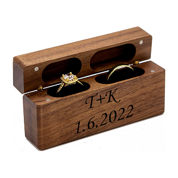 Ringbox aus Holz Wood