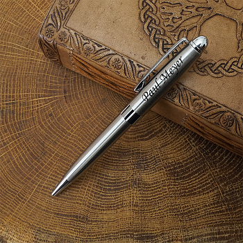 Luxus-Kugelschreiber Horizon silbern in Geschenkbox