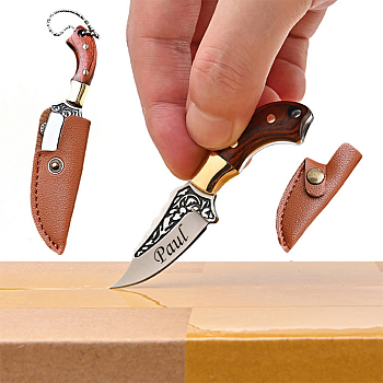 Mini-Messer Schlüsselanhänger in Scheide