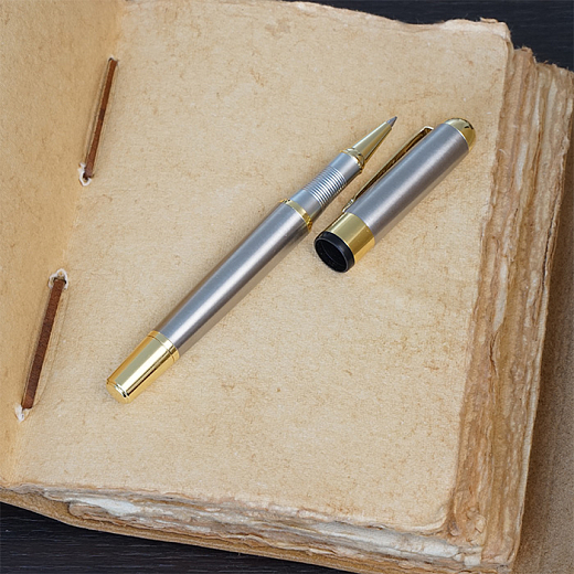 Luxus-Stift Imperium silbern in Geschenkbox