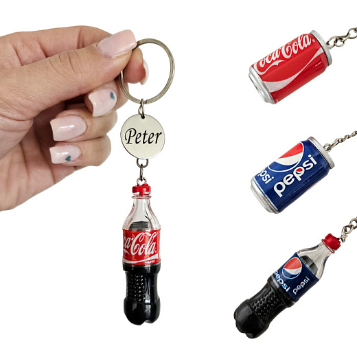 Pepsi Coca Cola - Schlüsselanhänger