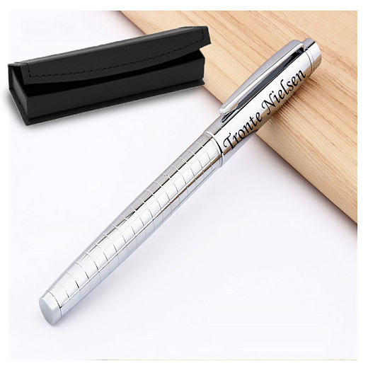 Luxus-Stift Metall Silver in Geschenkbox