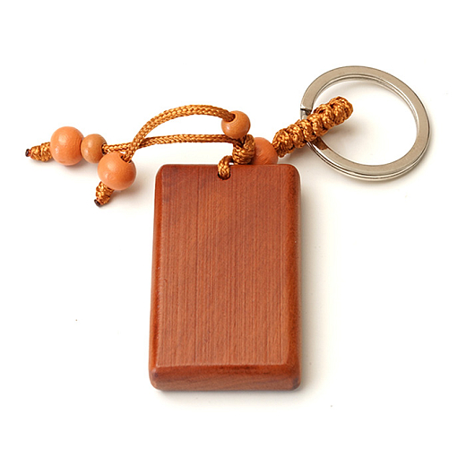 Buddha - Schlüsselanhänger aus Holz