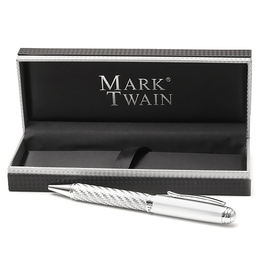 Luxus Stift Mark Twain in Geschenkbox Perle