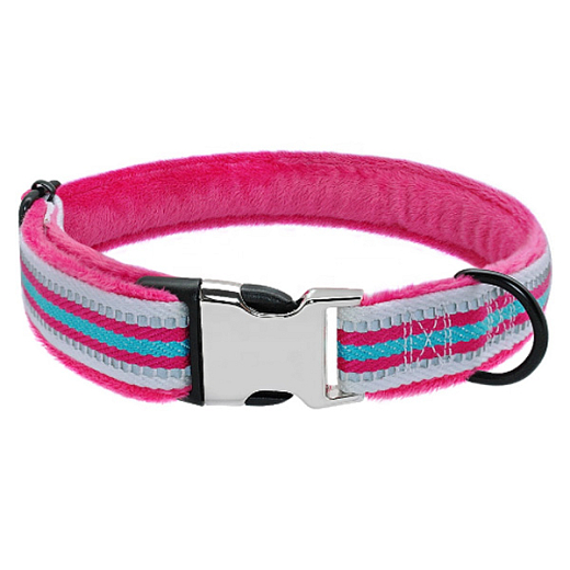 Halsband für Hunde Luxury rosa Reflex