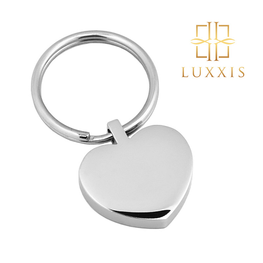 Herz Super Glanz Luxxis - Schlüsselanhänger aus Stahl