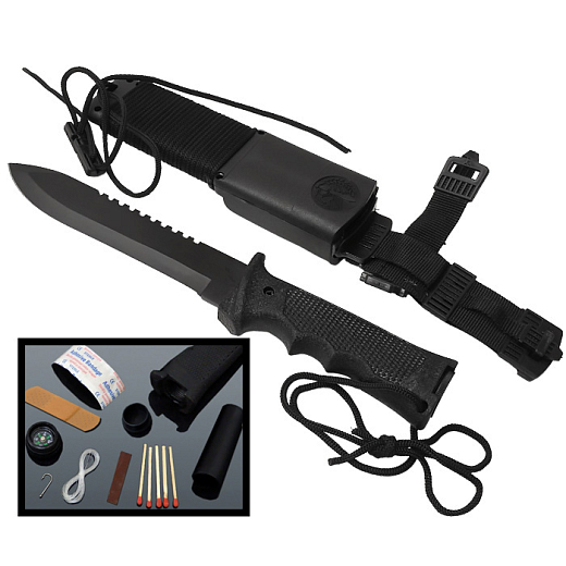 Rambo-Messer schwarz